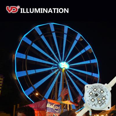 China Theme Park Programmable Color Changing Amusement Park Led Pixel Decoration Dot Outdoor Light for sale