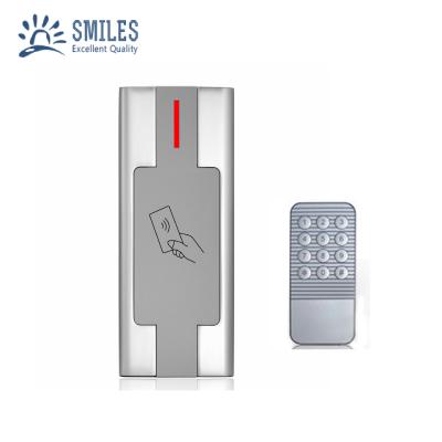 China Good price ! IP68 metal standalone access control with remote controller and RFID card functions L100xW43xH20mm for sale