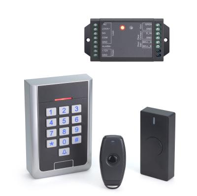 China Waterproof / Waterproof standalone wireless access control system include IP68 door keypad, push button, controller and wireless remote control for sale