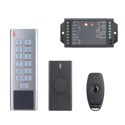 China Waterproof/Waterproof Wireless Access Control System With Waterproof Metal Keypad, Door Controller And Remote Controller for sale