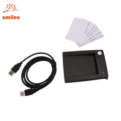 China 125KHz EM4100/EM4200 Card Reader And Writer With USB Interface 10.5cm x 7cm x 1.5cm for sale