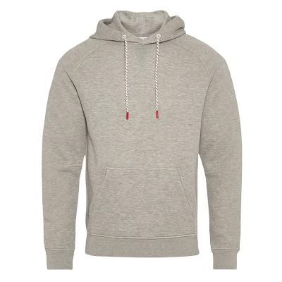 China 2019 high quality simple crewneck cotton anti-shrink rope men's sweatshirt custom hoodie pullover for sale