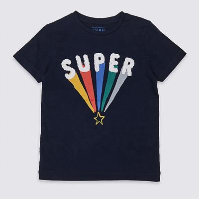 China Super new style china plain sublimation pure cotton wholesale custom made kids anti-shrink t-shirt for sale