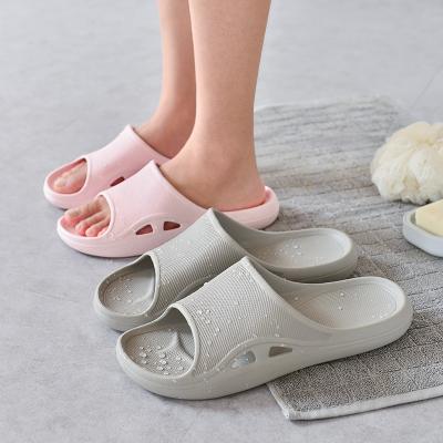 China Light Japanese Household Cool Soles Super Thick Female Couples Heightened Slippers Bathroom Shower Summer Bedroom Slides for sale