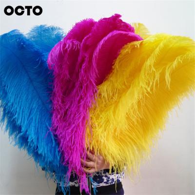 China Home Decor 70-75cm Ostrich Feather Wedding Centerpiece Party Premium Fluffy Feathers 28-30in Large for sale