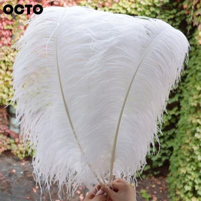 China Home Decor 75-80cm Ostrich Feather Wedding Party Carnival Event Festival 30-32 Inches Large Natural Ostrich Plume Feathers for sale