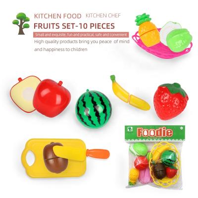 China Play Food Weiqitonghua Children Pretend Play Food ABS Plastic Cup Toy Fruit Vegetable Kid Kitchen Toy Set For Girl Boy for sale