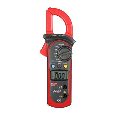 China UT201 AC DC Clamp Digital Clamp Meter 600V Digital Resistance Meter 35.6mm*18mm for sale