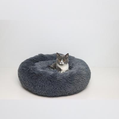 China 2022 Breathable Best Selling Custom Round Sofa Cat Sleeping Bag Pet Beds For Cat Dog Wholesale for sale