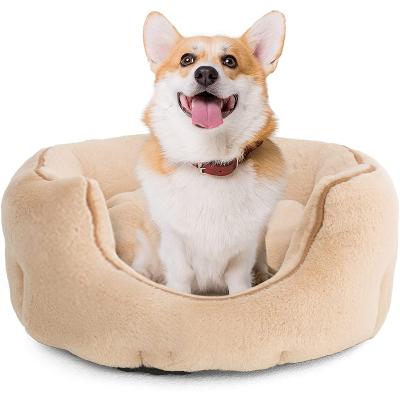 China Detachable Warm Dog Bed Removable Style Pet Cover Waterproof Dog Bed And Removable Cat Bed High Quality Pet Cushion for sale