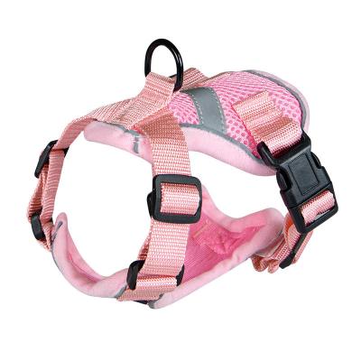 China 2022 Breathable Reflective Luxury Pet Cat Harness Custom Made Outdoor Safe Harnesses For Small Animals for sale