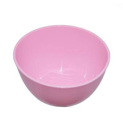 China New Easy Practice Pink Silicone Bowl Mask Soft Bowl Barber Shop Shampoo Tool Beauty Tool Shampoo Bowl for sale