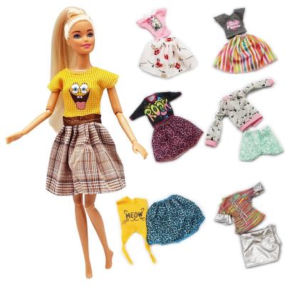 China Mini Toy Ba Doll Clothes Accessories Fashion Clothes Dress 11 Inch Doll Clothes Fashion Dresses for sale