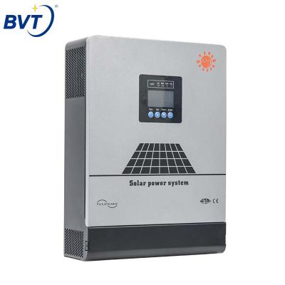 China High Frequency Solar 3KW Inverter Built In 60A MPPT Charge Controller Pure Sine Wave Hybrid Solar Inverter 439*320*128 for sale