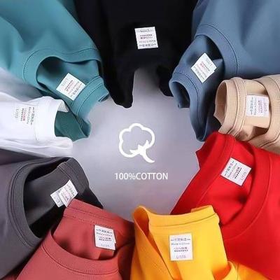 China Fashion 100% cotton men's neck design new round T-shirt inventory printing high quality men's T-shirt men's T-shirt for sale