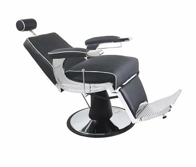 China Barber Shop Modern Hairdressing Recliner Hydraulic Hair Barber Chair Adjustable Height Swivel for sale