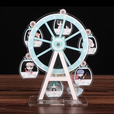 China The Other Boxin Wholesale Kpop Cartoon Custom Acrylic Anime Ferris Wheel Standee Shaker Charm for sale