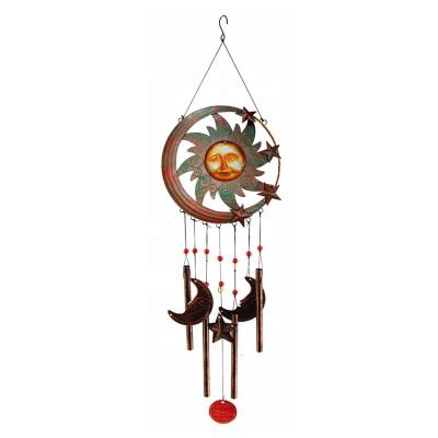 China Universe Planet of Europe Stained Iron Glass Metal Wind Chimes and Bell for Indoor and Outdoor Decor for sale