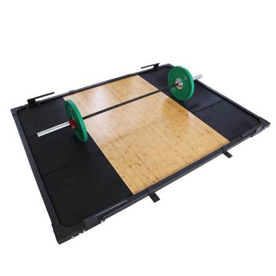 China wooden & Commercial Deadlift Rubber Base Platform for sale