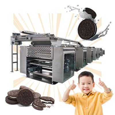 China Easy Operation Commercial Cookie Machine Making Line Production Automatic Soda Cookie Soft Cookie Making Machine For Panda/Finger Cookie for sale