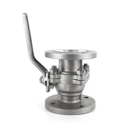 China Manufacture general sale ANSI standard stainless steel 2pc flanged ball valve 150class for sale