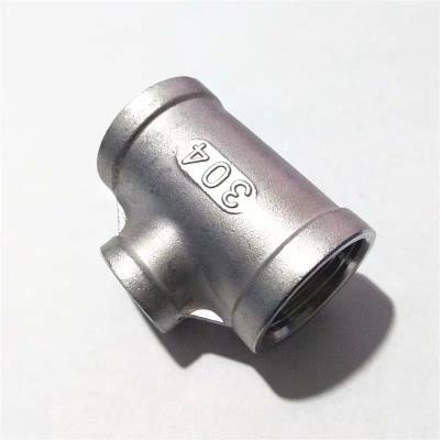 China 304/316 Stainless Steel 99 Water Pipe Connector Casting Tee SJ-TW for sale