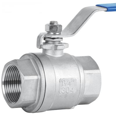 China General China Price SS Female Handle Water Ball Valve for sale