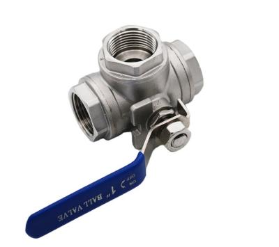 China General China price 3 way cf8m dog stainless steel ball valve 1000 for sale