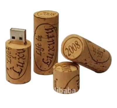 China Gifts wooden usb stick, wine cork usb stick flash usb pen drive, custom logo usb 2.0 driver for sale