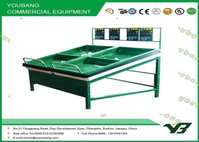 China Iron Light Duty Single Side fruit and vegetable stands and displays for supermarket for sale