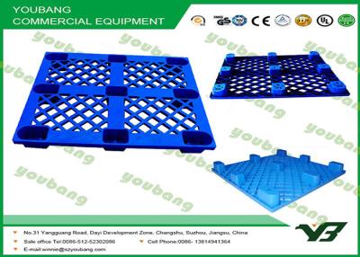 China Eco feito sob encomenda - páletes plásticas resistentes amigáveis, material plástico azul do HDPE das páletes à venda