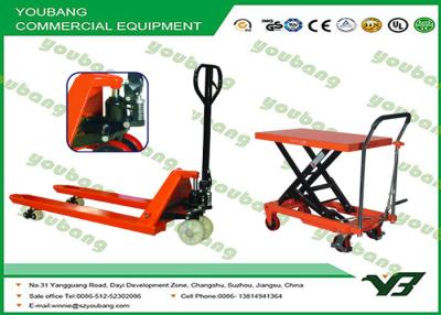 China Small Platform hydraulic scissor lift trolley table 300kg with CE , GS for sale