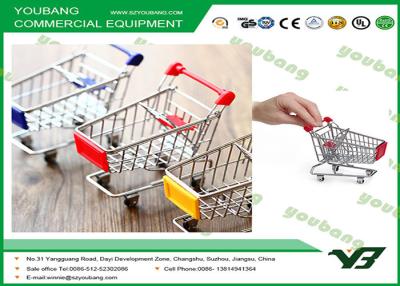 China Colorful Chrome Plated Mini Shopping Trolley / Small Shopping Cart for sale