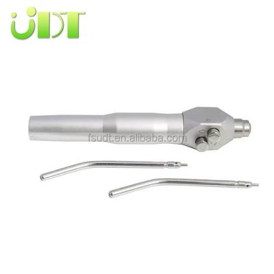 China Triple Metal Dental Syringe Air Water With Two Nozzle Tips 3 Way Right Angle For Dental Unit Chair for sale