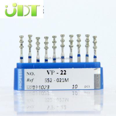 China Metal VP20 VP21 VP22 CE ISO Certified High Speed ​​FG Round Plain Cut Dental Carbine Tungsten Burs for sale