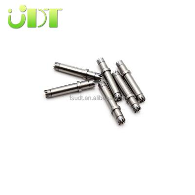 China Metal handpiece dental spare parts UDT medium gear shaft for 1:1 angle low speed handpiece contra for sale