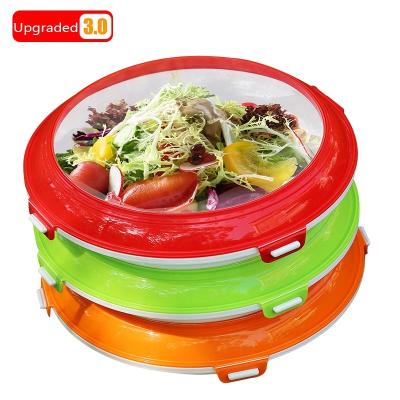 China Freshfood Viable Smart Colorful Storage Container Zero Waste Storage Container PP Empty Plastic Food Tray With Lid for sale