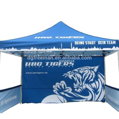 China Dye Sublimation 10x10 Folding Canopy Tent With Aluminum Frame 3X3m Or Box Custom for sale