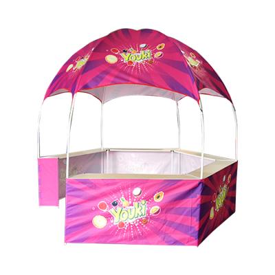 China FEAMONT Trade Show CUSTOM Round Dome Gazebo Products Kiosk Tent Prices for sale