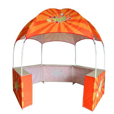 China E-Z Custom printed advertise dome tent booth promotion kiosk tent with counters for promotion event for sale