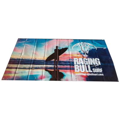 China Waterproof FEAMONT Custom Design Printing Fence Hanging PVC Vinyl Banner for sale