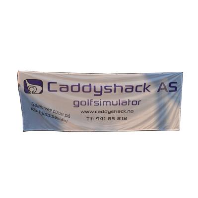 China Outdoor Advertising Custom Warp Knitted Fabric Hanging Banner For Promotion for sale