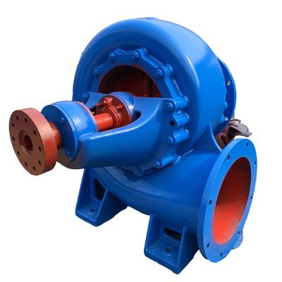 China Metal and Equipment Manufacturers High Capacity Water Pump Flow Pulley Agricultural Diesel Mixed Water Pump for sale