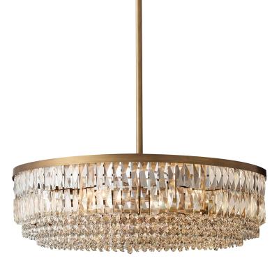 China Nordic Style Modern Simple Bedroom Living Room Lamp Pendant Lighting Luxury Crystal Chandeliers for sale