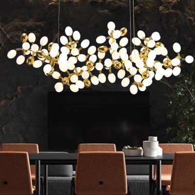 China Large Modern Chandelier Dining Room Gold Customized Hotel Lighting Pendant Decoration (G4 Bub, Customized Size Adjustable) for sale