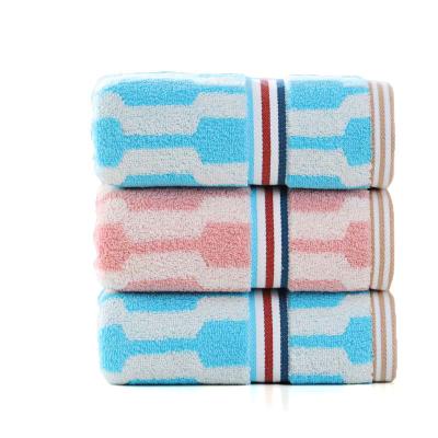 China Sustainable High Quality Eco-friendly 100% Cotton Towels Beach Bath Hotel Towel For Sale for sale