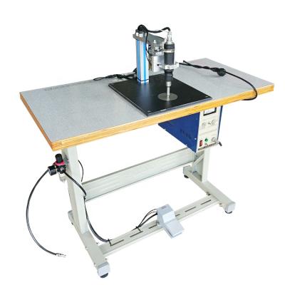 China Semi-automatic N95 Mask Earloop Heat Embossing Cup Ultrasonic Welding Machine for sale