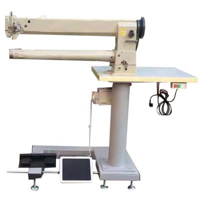 China Heavy Duty Long Arm Materials Long Arm Heavy Duty Cylinder Bed Industrial Quilting Sewing Machine For Leather Shoe for sale