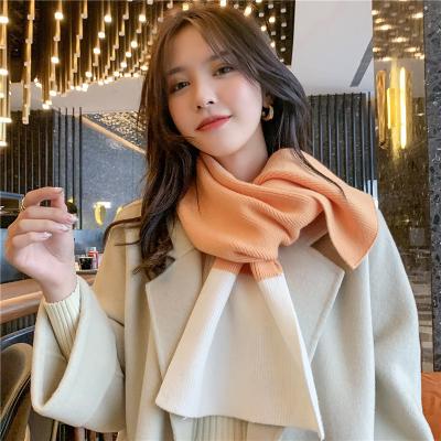 China Long Pure Wool Hand Feel Scarf For Women Autumn And Winter Solid Color Monochrome Warm Fringe for sale