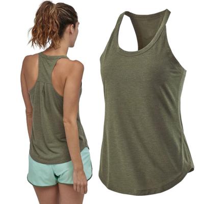 China SYW02222 Promotional Custom Women's Lightweight Tank Tops Breathable Loose Runner Back Tank Top For Printing for sale